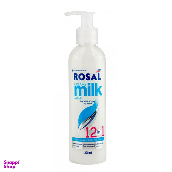 ماسک مو رزال مدل milk 12 in1 حجم 400 میلی لیتر