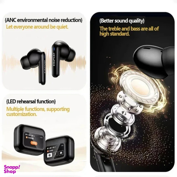 ایرفون بی سیم بلوتوثی اوی مدل Awei T56 ANC