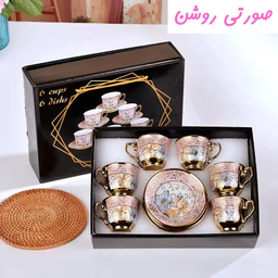 سرویس قهوه خوری 12 پارچه مدل لمونژ