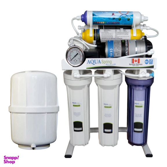 دستگاه تصفیه کننده آب خانگی آکوآ اسپرینگ مدل RO-S151 به همراه فیلتر بسته 4 عددی