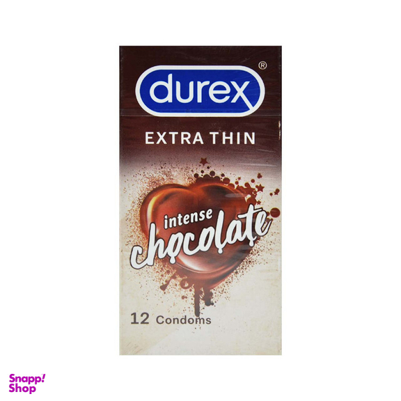 کاندوم دورکس مدل خیلی نازک شکلاتی بسته ۱۲ عددی