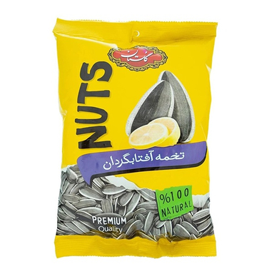 تخمه آفتابگردان لیمویی گلستان وزن 100 گرم