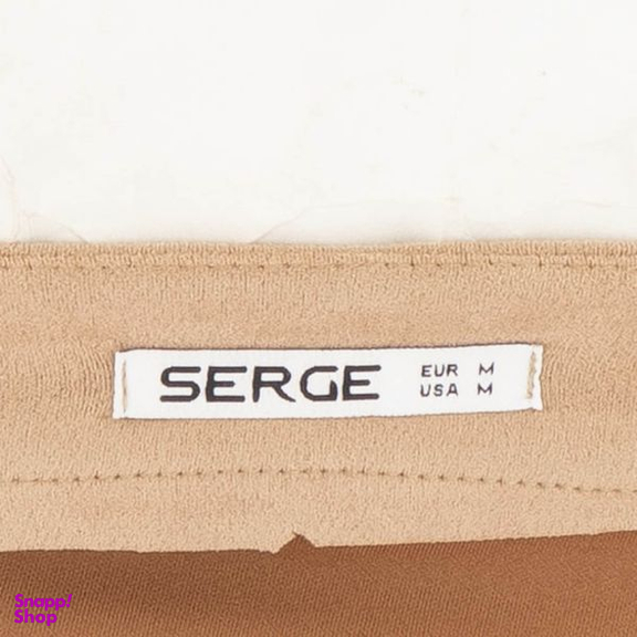 دامن زنانه سرژه مدل 210199 رنگ نسکافه ای