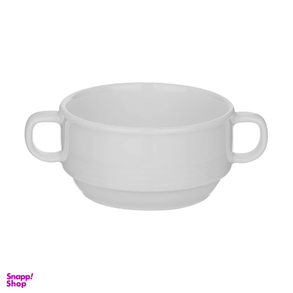 پیاله دسته دار 10 سانتی متری چینی زرین ایران مدل هتلی ۴۹ درجه عالی