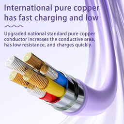 کابل شارژ USB/Type-C به Type-C/Lightning کد 5500044 طول 1 متر