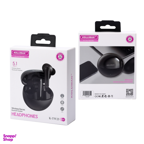 ایرفون بلوتوثی کلومن مدل K-TW25
