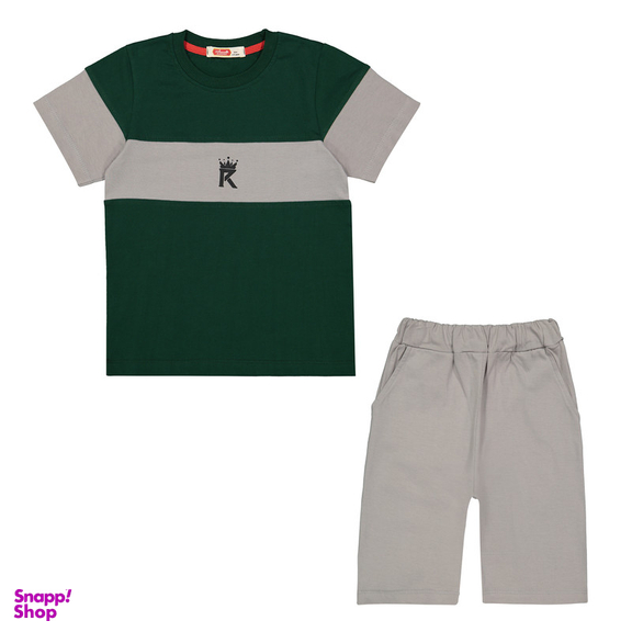 ست تیشرت و شلوارک پسرانه مادر مدل Arta-02