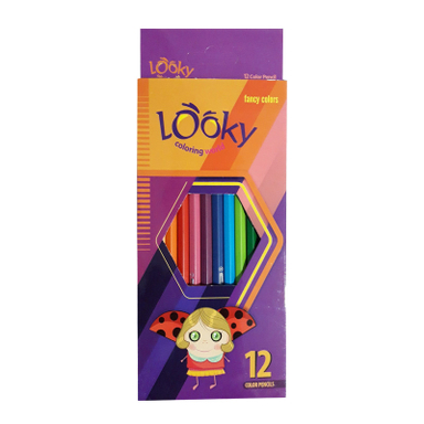 مداد رنگی 12 رنگ لوکی مدل C12