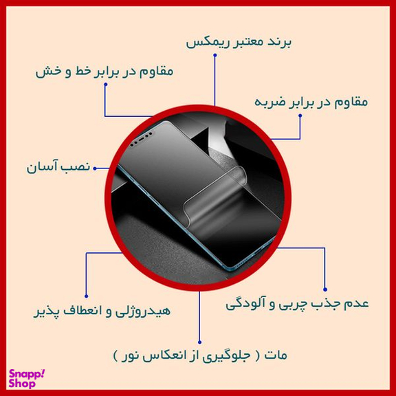 محافظ صفحه نمایش مات ریمکس مدل HyMTT مناسب برای گوشی موبایل دوجی S98 Pro