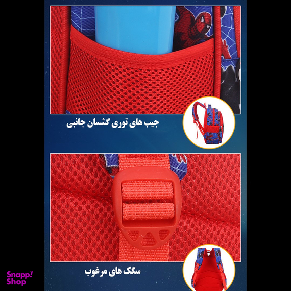 کوله پشتی مدل مرد عنکبوتی کد 01