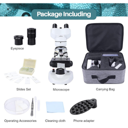 میکروسکوپ دوچشمی مدل Binocular 1000X به همراه کیف حمل