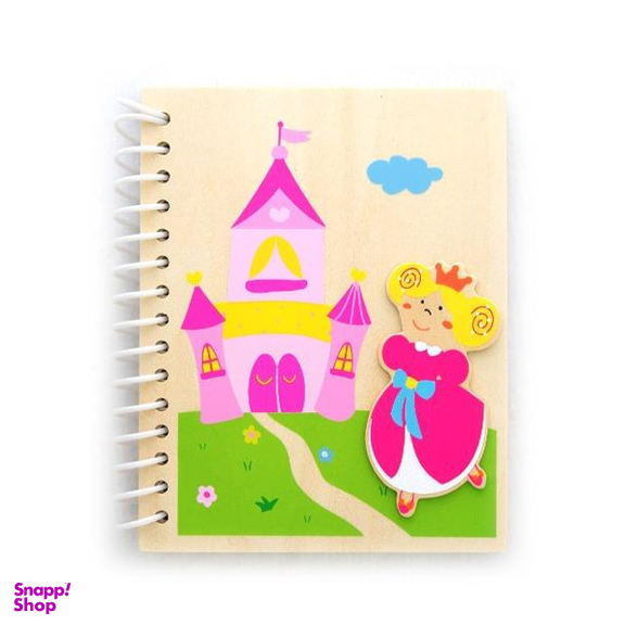 دفترچه یادداشت 60 برگ پیکاردو طرح پرنسس کد P-DF-01-Princess