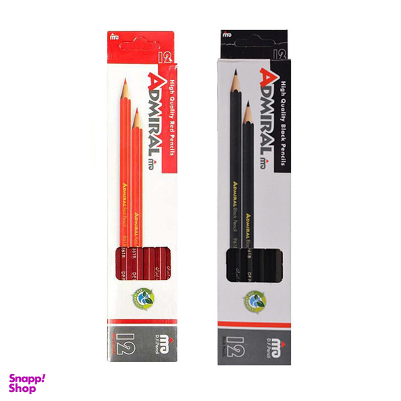 مداد آدمیرال مدل Ogips بسته 24 عددی مجموعه 2 عددی