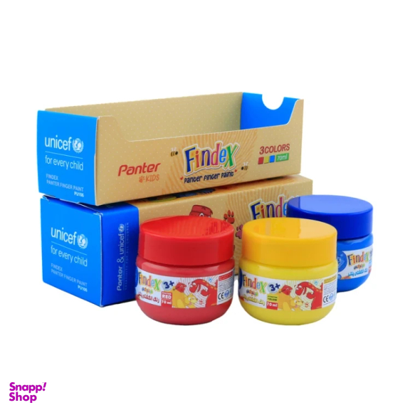 رنگ انگشتی پنتر یونیسف مدل Findex بسته 3 عددی