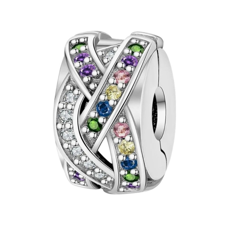 آویز نقره زنانه پاندورا مدل Long Luck Stopper 65268