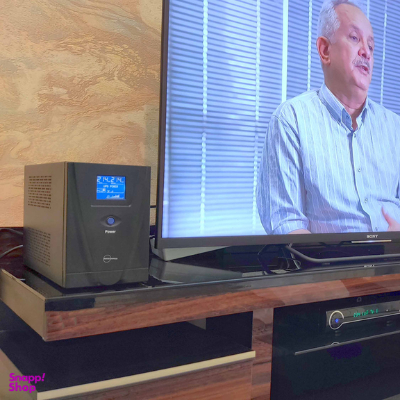 یو پی اس بستن پاور مدل BPO-1000VA-7.5Ah با ظرفیت 1000 ولت آمپر به همراه باتری داخلی