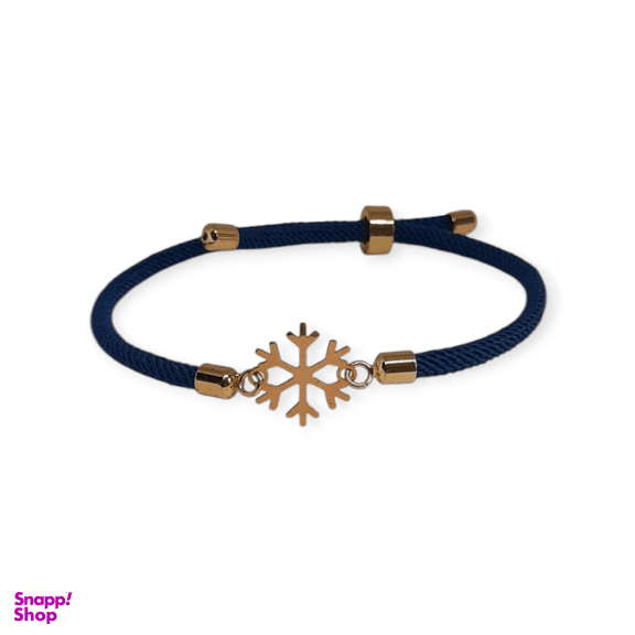 دستبند طلا ۱۸ عیار زنانه طرح دونه برف کد 00277