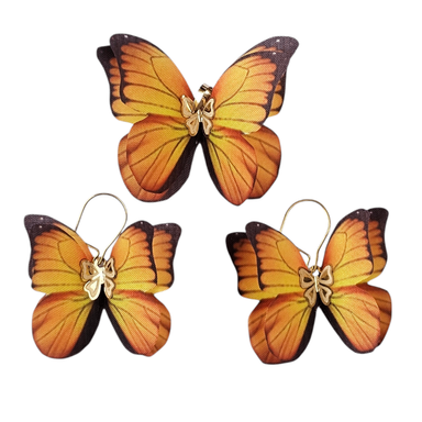 نیم ست طلا 18 عیار طرح مونارک کد 3355