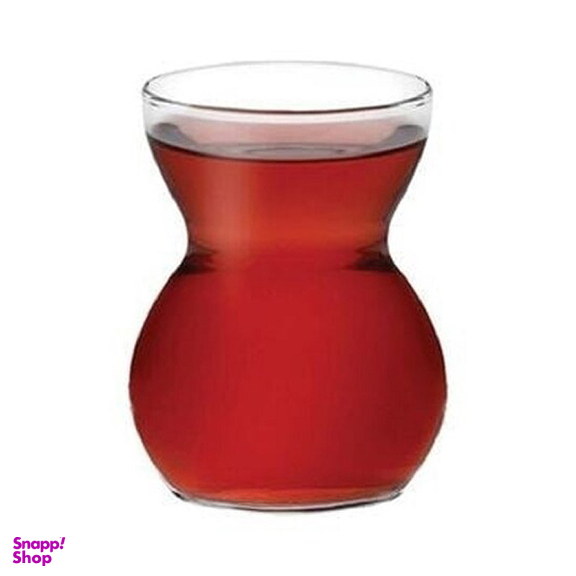 استکان کمر باریک پاشاباغچه مدل دانتل کد 42841 بسته 6 عددی