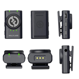 ست کمبو میکروفون بی سیم هالی لند مدل LARK M2 DUO