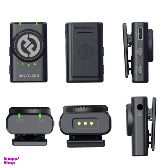 ست کمبو میکروفون بی سیم هالی لند مدل LARK M2 DUO