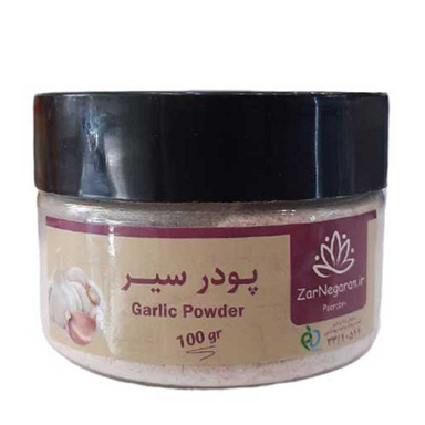 پودر سیر زرنگاران وزن 100 گرم