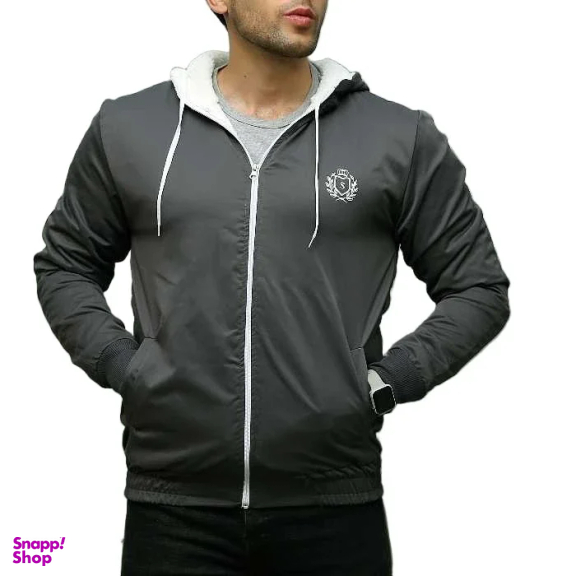 کاپشن مردانه مدل GD-s-17453945 رنگ دودی