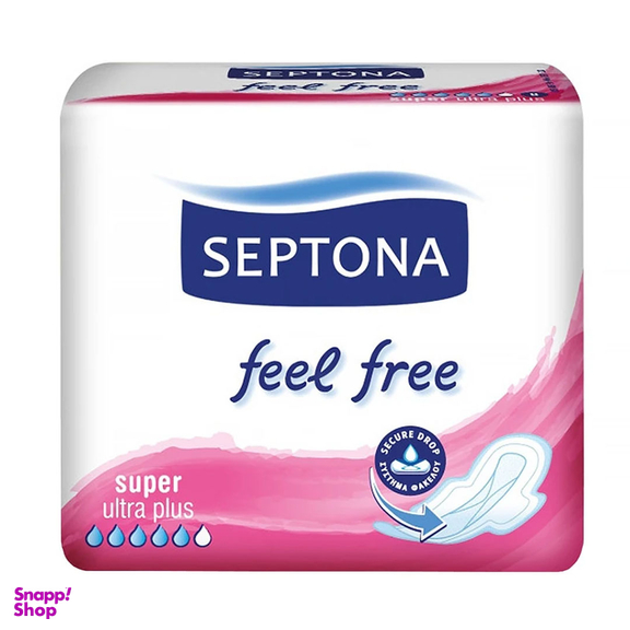 نوار بهداشتی قطر نازک سپتونا مدل Super Feel Free بسته 8 عددی