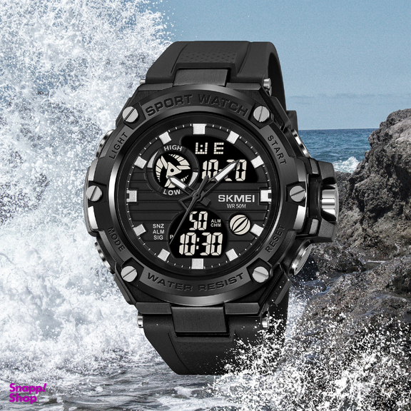 ساعت مچی عقربه ای دیجیتال اسکمی مدل 2119 BK