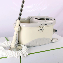 ست سطل و زمین شوی چرخشی لیمون مدل Walkable Mop
