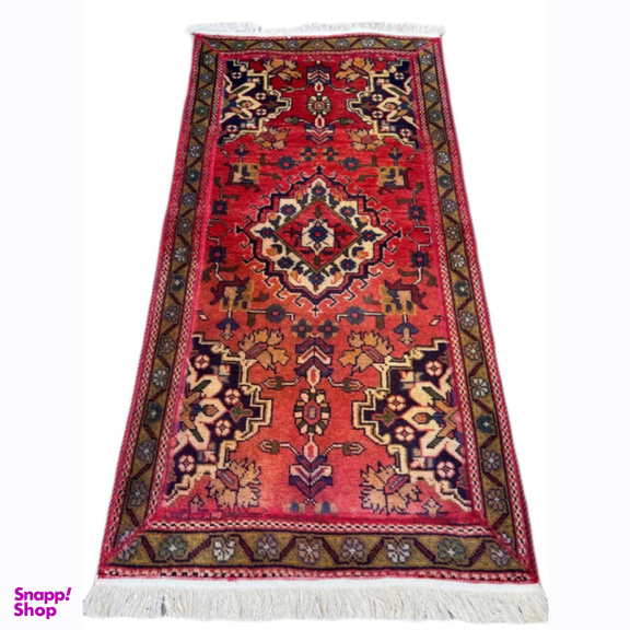 کلاژ فرش دستبافت مدل بختیاری طرح وینتیج