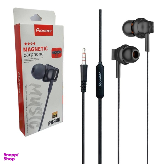 هندزفری باسیم پایونیر کد PH-340 طول 1.2 متر