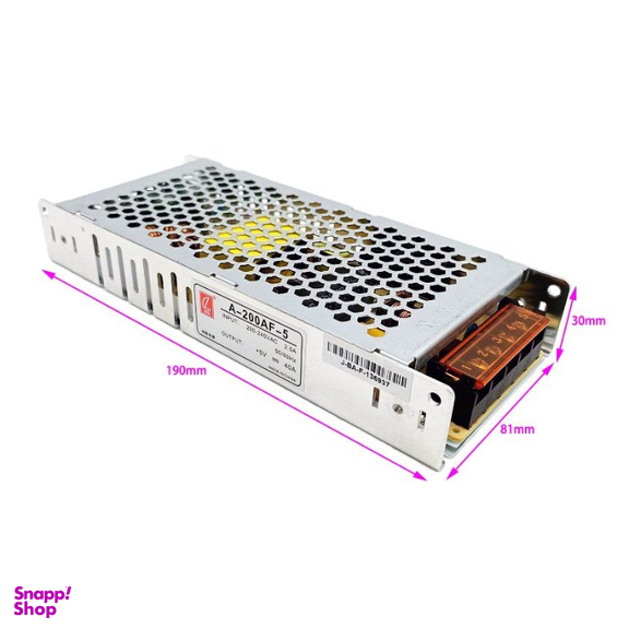 منبع تغذیه سوییچینگ سی ال CZCL 5V 40A مدل A-200AF