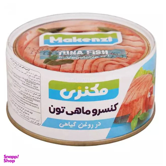 تن ماهی مکنزی وزن 150 گرم بسته ۴ عددی