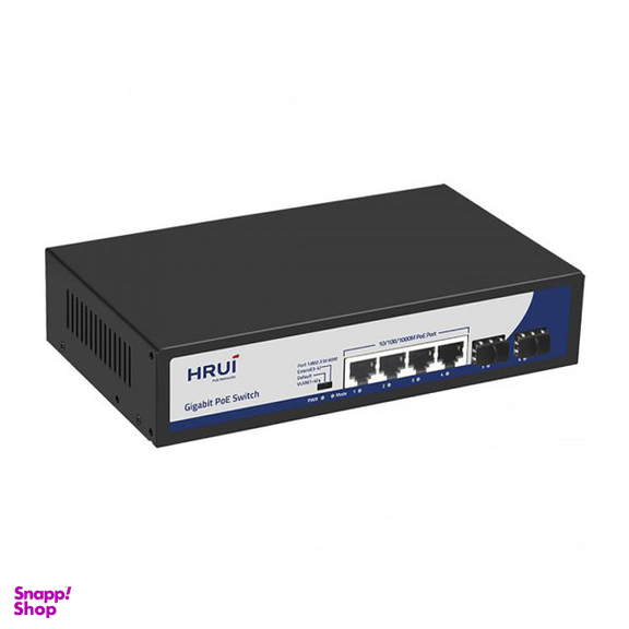 سوئیچ 4 پورت اچ آر یو آی مدل HR901-AXG-411NS-120