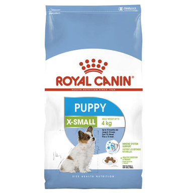 غذای خشک سگ رویال کنین XSmal Puppy وزن 4 کیلوگرم