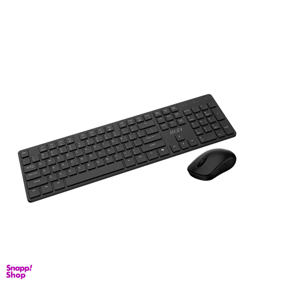 کیبورد و ماوس بی سیم ام اس آی مدل FORGE K200 COMBO