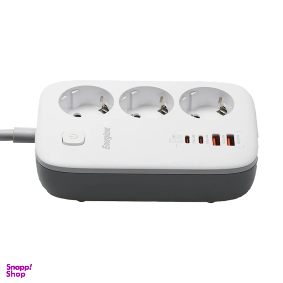 چندراهی برق 3 خانه انرجایزر فست شارژ مدل EPB3250W01EU طول 2 متر
