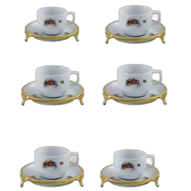 فنجان و نعلبکی میراکل لیموژ کد 318 بسته ۶ عددی