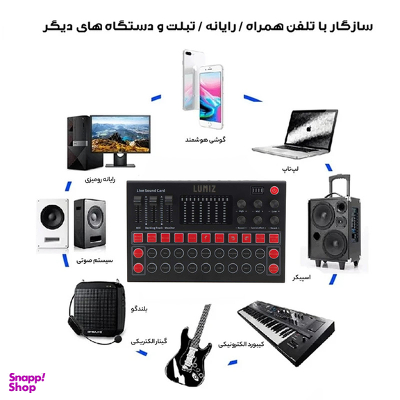 کارت صدا لومیز مدل M9