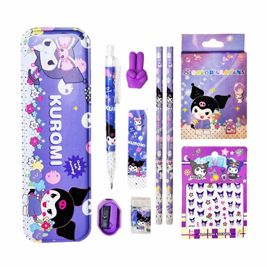 بسته لوازم تحریر مدل کرومی کد 53 مجموعه 10 عددی