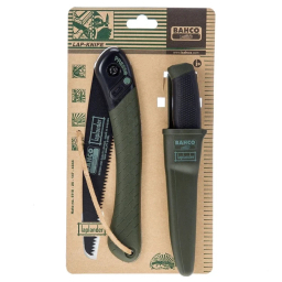 چاقو و اره سفری چندکاره باهکو مدل LAP-KNIFE