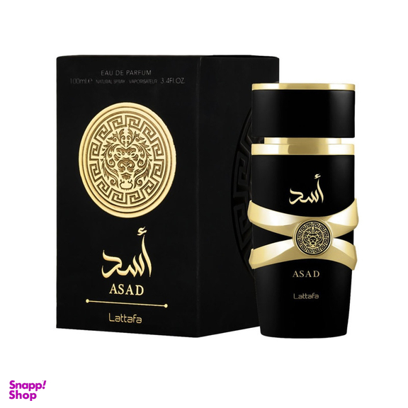 ادو پرفیوم لطافه مدل اسد رایحه گرم حجم 100 میلی لیتر
