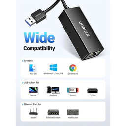 کارت شبکه USB 3.0 به RJ45 یوگرین مدل 20256