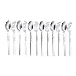 سرویس قاشق و چنگال 12 پارچه جی فی نی مدل T31