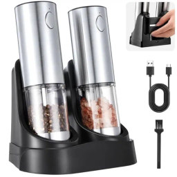 آسیاب فلفل شارژی هوهاو مدل Electric Grinder بسته 2 عددی
