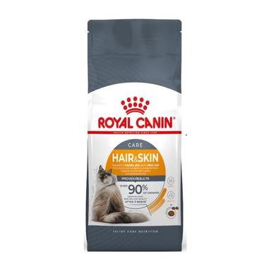 غذای خشک گربه رویال کنین مدل Hair & Skin 90% وزن 10 کیلوگرم