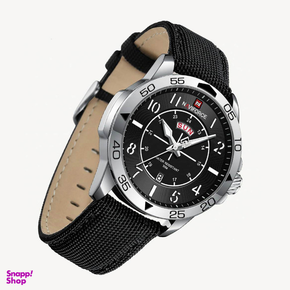 ساعت عقربه ای مردانه نیوی فورس مدل NF9204SBB