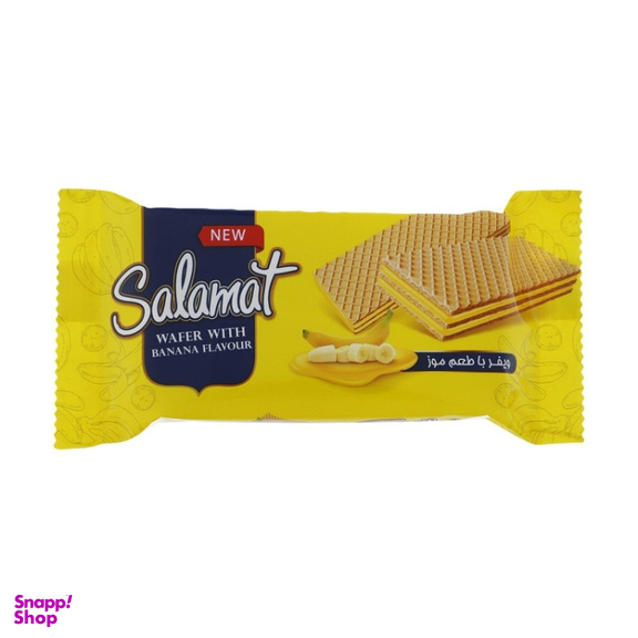 ویفر با طعم موز سلامت بسته 24 عددی