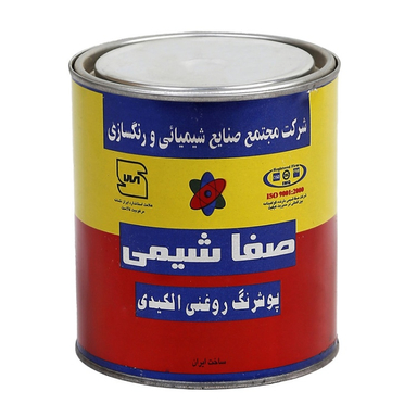 رنگ روغنی سفید مات صفاشیمی کد 700 وزن 4 کیلوگرم